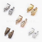 Iron Snap on Bails, Mixed Color, 8.5x3.5x4mm, Hole: 2.5x7.5mm(X-IFIN-F136-05-M)