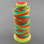Nylon Sewing Thread, Colorful, 0.8mm, about 300m/roll(NWIR-Q005-43)