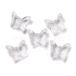 Transparent Acrylic Beads, Butterfly, Clear, 13x16x6mm, Hole: 1.6mm, about 806pcs/500g(OACR-M011-15)