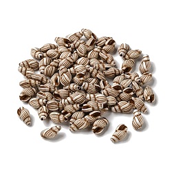 Acrylic Beads, Shell Shape, Coconut Brown, 10.5x6x5mm, Hole: 1mm(OACR-C020-04)