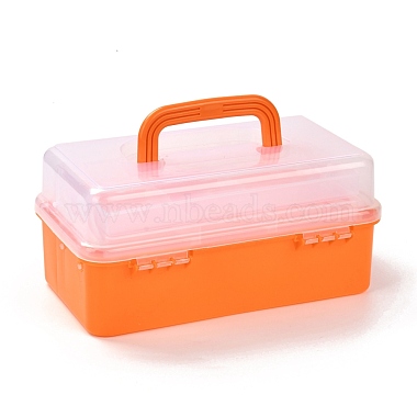 Прямоугольник портативный пластиковый ящик для хранения полипропилена(CON-D007-01B)-3