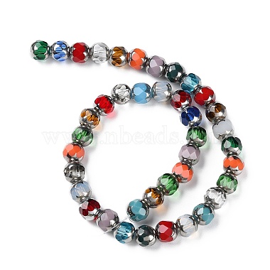 Electroplate Glass Beads Strands(GLAA-K061-03)-2