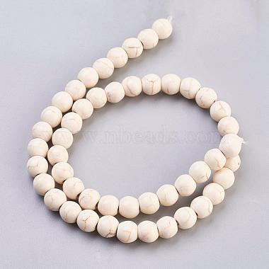 Synthetic Magnesite Beads Strands(TURQ-8D-011)-4