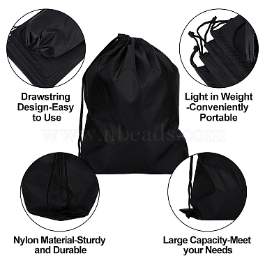 Nylon Shoes Storage Drawstring Bags(ABAG-WH0038-40)-4
