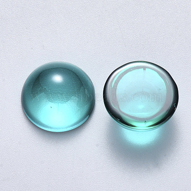 Transparent Spray Painted Glass Cabochons(GLAA-S190-013B-D01)-2