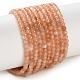 Natural Sunstone Beads Strands(G-C284-C02-3mm-02)-2