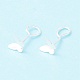 Tiny Butterfly 999 Fine Silver Stud Earrings(EJEW-I260-35S)-1