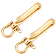 Elite U-Shaped Brass Key Hook Shanckle Clasps(KK-PH0004-97A)-1