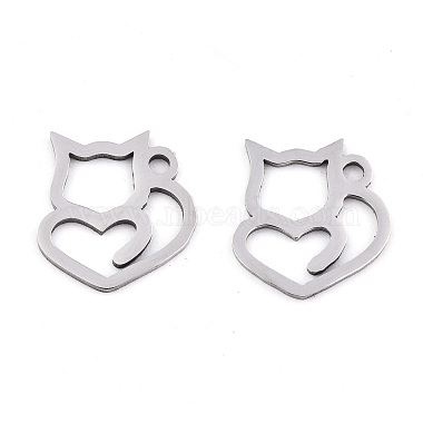 Stainless Steel Color Cat 201 Stainless Steel Charms