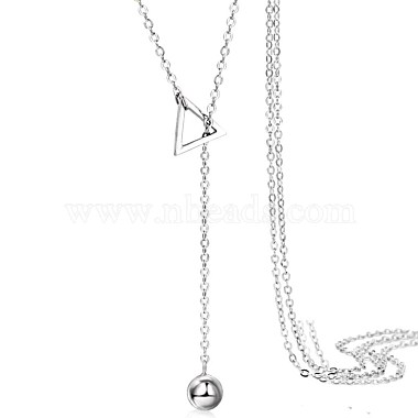 Brass Lariat Necklaces(NJEW-BB65432)-2