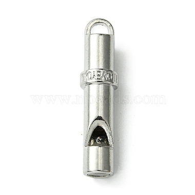 Stainless Steel Color Column Alloy Pendants