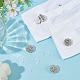 8Pcs Brass Rhinestone Cufflinks(KK-ME0003-84S)-5