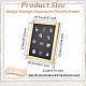Wood & Plastic Rectangle Photo Frame Stand(DJEW-WH0072-13C-03)-2