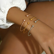 Fashionable Stainless Steel Cuff Bangles Set for Women(RI6976)