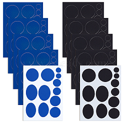 10Pcs 2 Colors Nylon Repair Patches, Self-Adhesive, Repair Patches for Clothing Down Jacket Repair Holes Tearing, Mixed Color, 199x145x0.3mm, 5pcs/color(AJEW-OC0013-95)