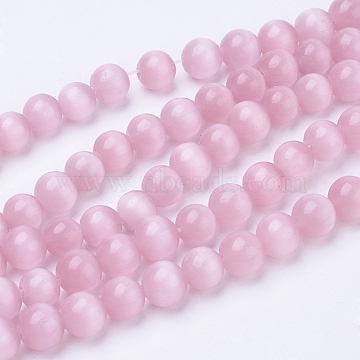pink glass beads