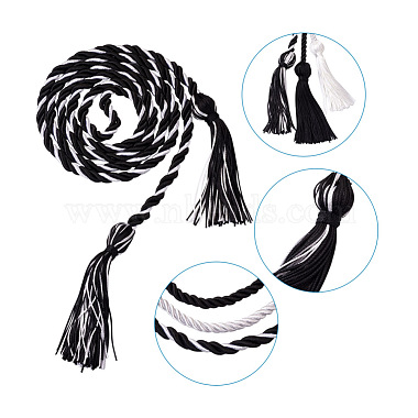 6Pcs 3 Style Polyester Tassel Big Pendant Decorations(FIND-TA0001-51)-2