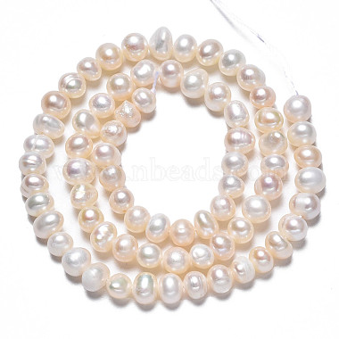 Natural Cultured Freshwater Pearl Beads Strands(PEAR-N013-05C)-2