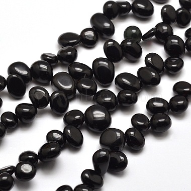 8mm Chip Obsidian Beads