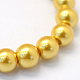 Chapelets de perles rondes en verre peint(X-HY-Q003-6mm-31)-2