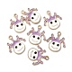 Halloween Rack Plating Alloy Enamel Pendants(ENAM-P247-02KCG)-3