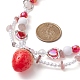 Resin Strawberry Pendant Necklace(NJEW-JN04481-01)-3