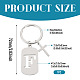 1Pc Stainless Steel Keychains(KEYC-TADJ0001-08F)-2