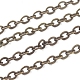 Brass Coated Iron Flat Cable Chains(CH-CJC0001-04AB)-2