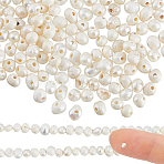 2 Strands Natural Cultured Freshwater Pearl Beads Strands, Potato, Beige, 1.5~2.5x1.5~4.5mm, Hole: 0.5mm, about 180~185pcs/strand, 13.98~14.17 inch(35.5~36cm)(PEAR-HS0001-35)