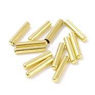(Defective Closeout Sale: Rusting)Brass Cord Ends, End Caps, Column, Golden, 20x4mm, Inner Diameter: 3.5mm(FIND-XCP0001-97)