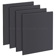 PVC Foam Board, Polyethylene PE Board, for Sand Table, Presentaions, Art Projects, Rectangle, Black, 250x200x3mm(AJEW-WH0471-137A)