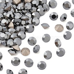 Preciosa&reg MAXIMA Crystal Round Stones, Czech Crystal, Dura Foiling, Round(431 11 615 Chaton), 23980 272 Hematite, SS39(8.15~8.4mm)(X-PRC-RBSS39-23980-272)