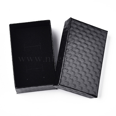 Black Rectangle Paper Gift Boxes