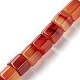 Natural Red Agate Beads Strands(G-C026-B03)-1