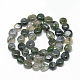 Chapelets de perles en agate mousse naturelle(X-G-R445-8x10-01)-2
