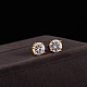 Real 18K Gold Plated Adorable Design Brass Cubic Zirconia Stud Earrings(EJEW-EE0001-171B)-2