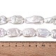 Natural Baroque Keshi Pearl Beads Strands(PEAR-S020-D12)-5
