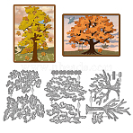 Carbon Steel Cutting Dies Stencils, for DIY Scrapbooking, Photo Album, Decorative Embossing Paper Card, Greeting Card Mold, Leaf, 160~164x126~135x0.8mm, 3pcs/set(DIY-WH0309-2329)