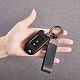 Genuine Leather Car Key Keychain(JX273D)-6
