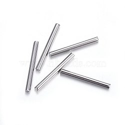 201 Stainless Steel Findings, Column, Stainless Steel Color, 20x2mm(STAS-F174-25P)