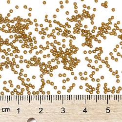 MIYUKI Round Rocailles Beads, Japanese Seed Beads, (RR4460) Duracoat Dyed Opaque Toast, 15/0, 1.5mm, Hole: 0.7mm, about 5555pcs/bottle, 10g/bottle(SEED-JP0010-RR4460)