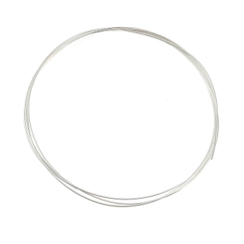 925 Sterling Silver Wire, Half Soft, Round, Silver, 0.7mm, 21 Gauge