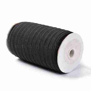 (Defective Closeout Sale: Spool was Yellowing) Flat Braided Elastic Rope Cord(EC-XCP0001-27B)-2
