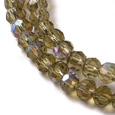 plaquent verre transparent perles brins(EGLA-A035-T3mm-L16)-3