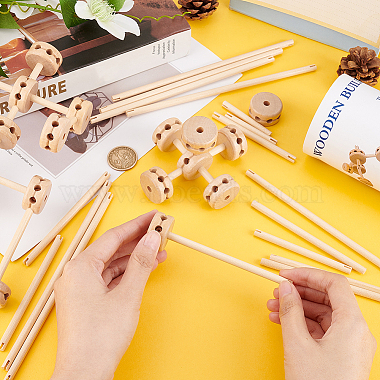 Schima Wood Building Toy Sets(DIY-WH0030-37)-3
