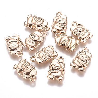 Golden Mouse Alloy Charms