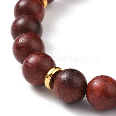 Wood Beaded Bracelets(BJEW-JB09062)-4