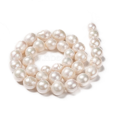 Natural Baroque Pearl Keshi Pearl Beads Strands(PEAR-Q004-39)-2