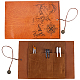 Map & Compass Pattern Leather Pen Bag(AJEW-WH0348-59)-6