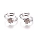 Adjustable Brass Micro Pave Cubic Zirconia Finger Rings(RJEW-L086-03P)-1